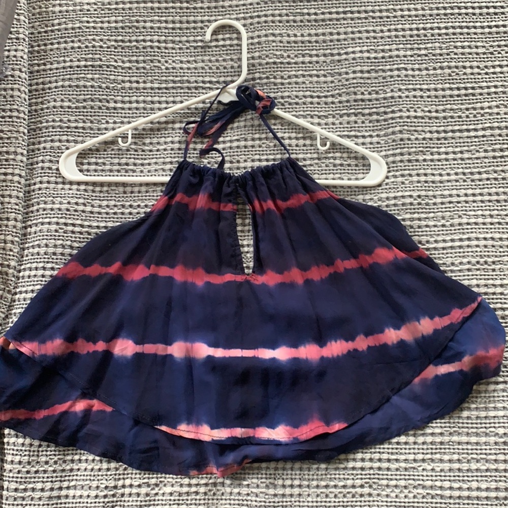 Tie Halter neck tank top